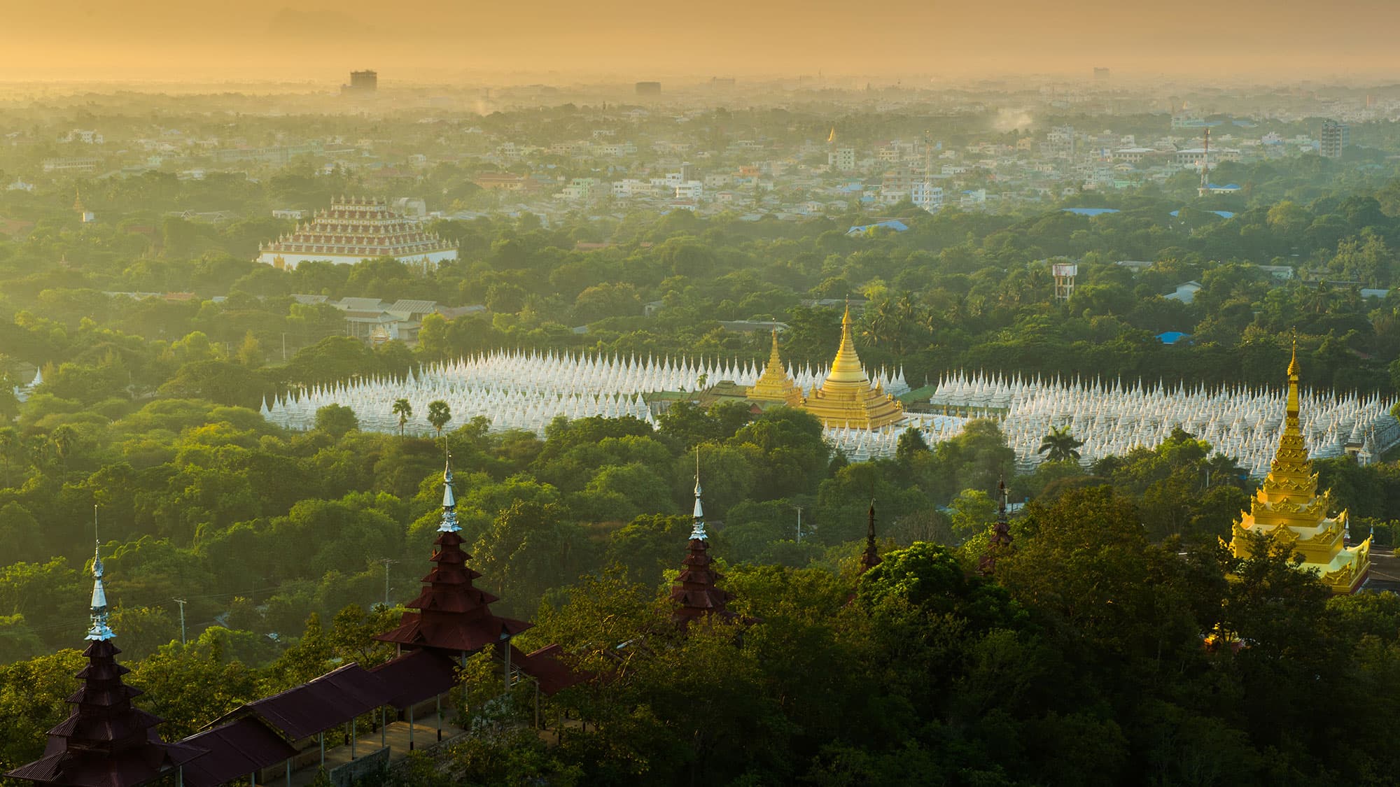 Vue de Mandalay, Myanmar