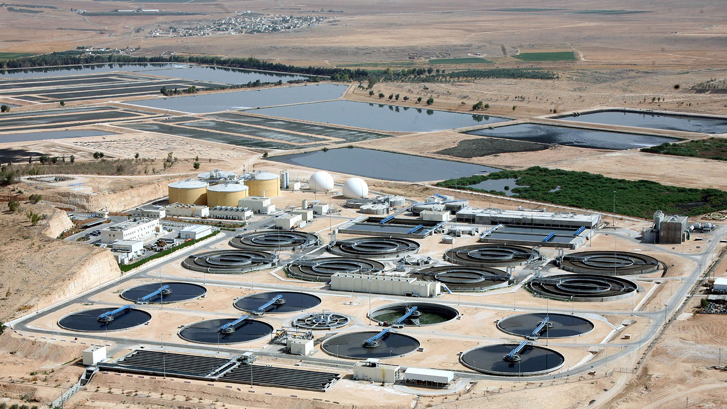 As Samra wastewater and biosolids treatment and reuse
