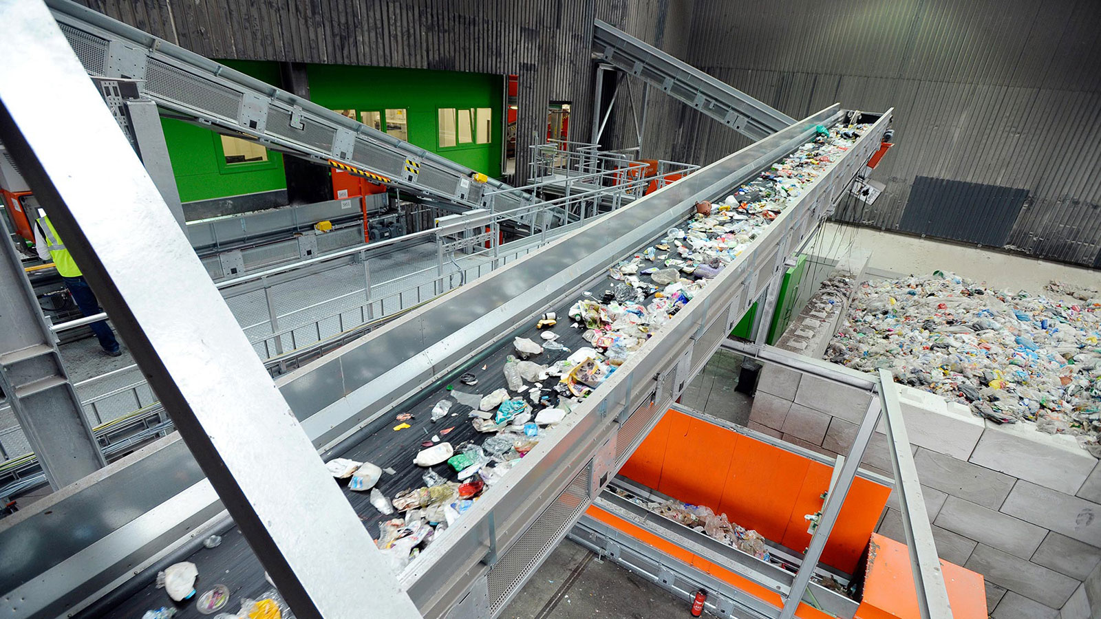 Centre de tri des déchets de Rotterdam 
