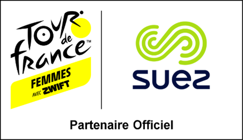 Logo SUEZ x Tour France